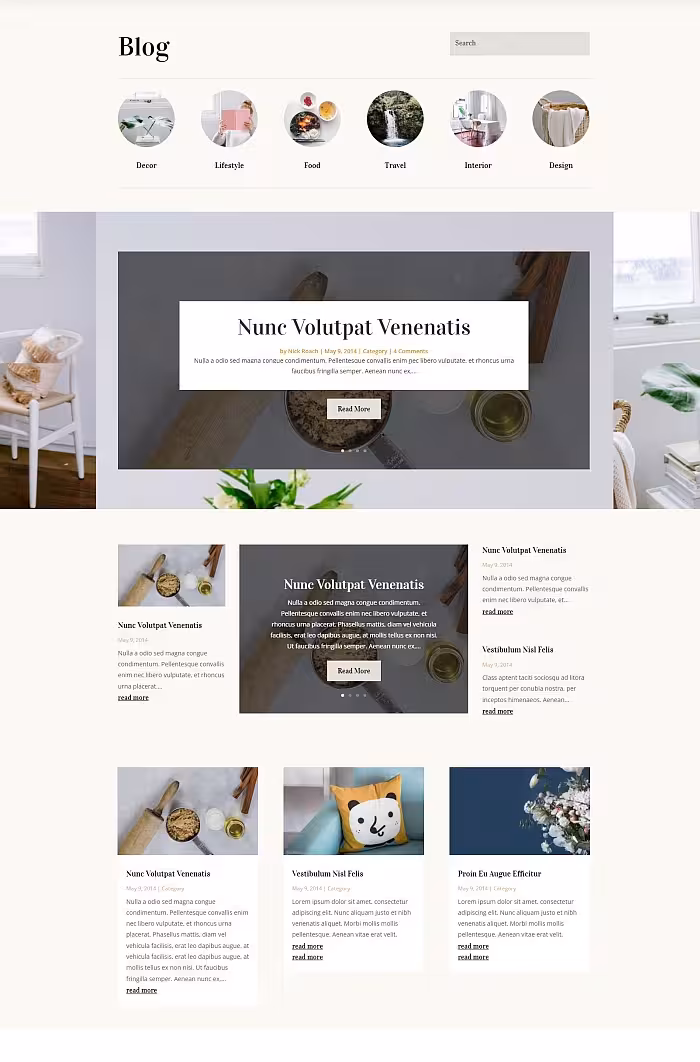 lifestyle blog template